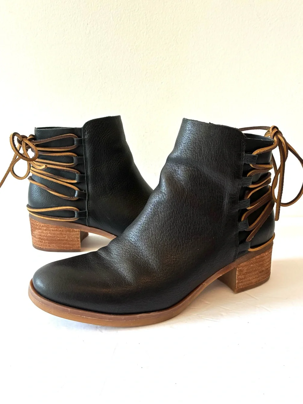 Korks by Kork-Ease Black Belaya Ankle Boots